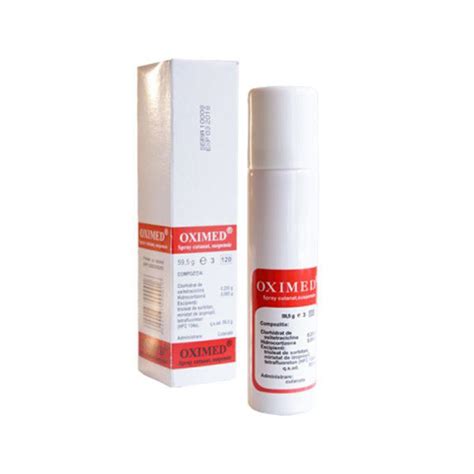 Oximed spray cutanat, 59,5 g, Mebra 